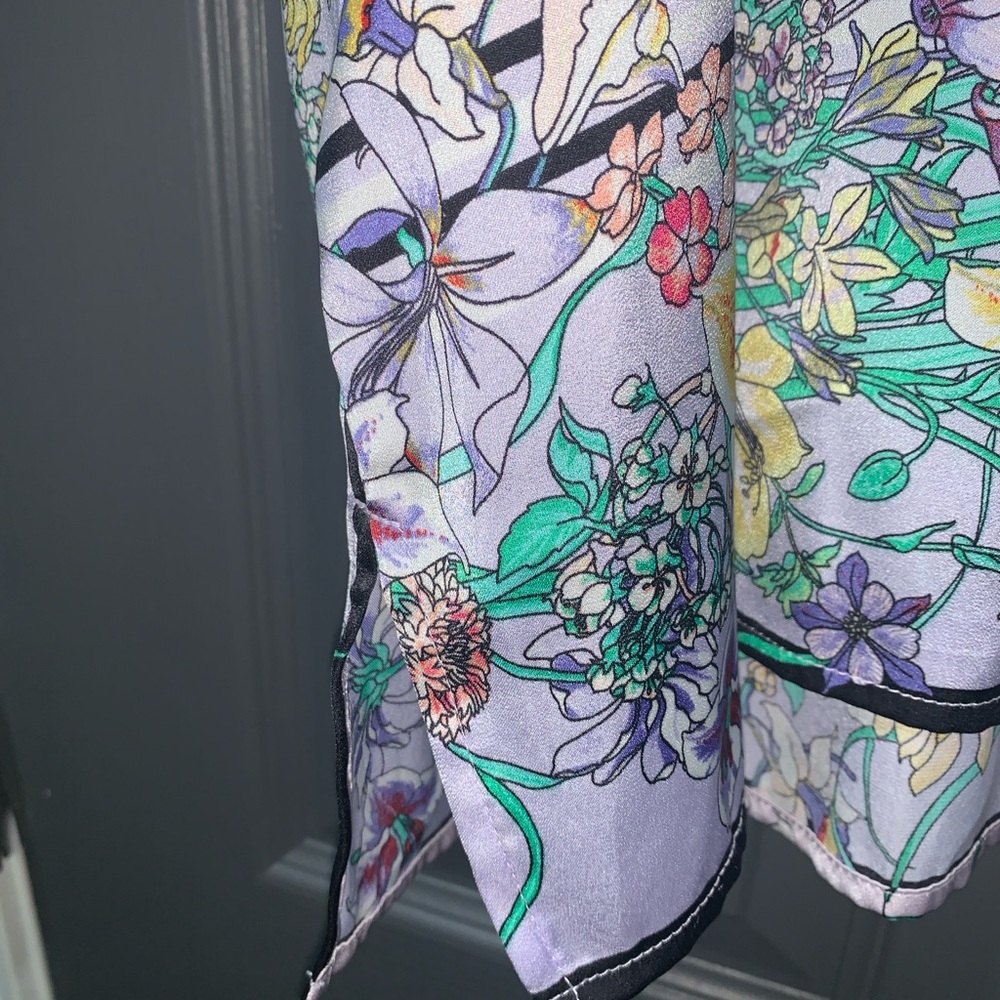 Liz Claiborne Multicolor Floral Blouse - Picture 4 of 6